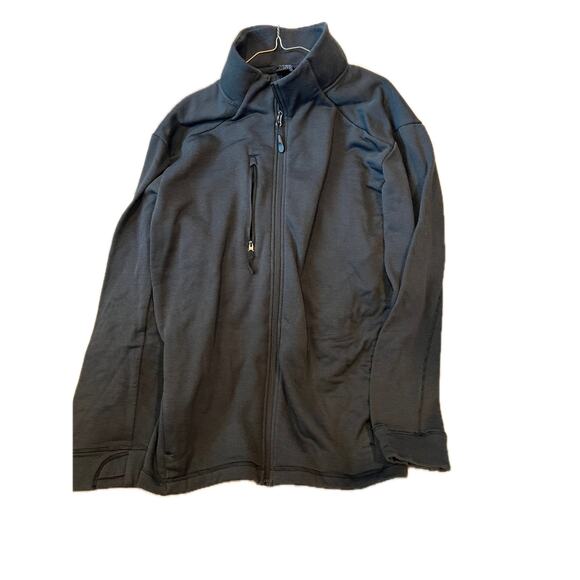 Knoss Black Full Zip Shacket Mens 2XL - Picture 1 of 3